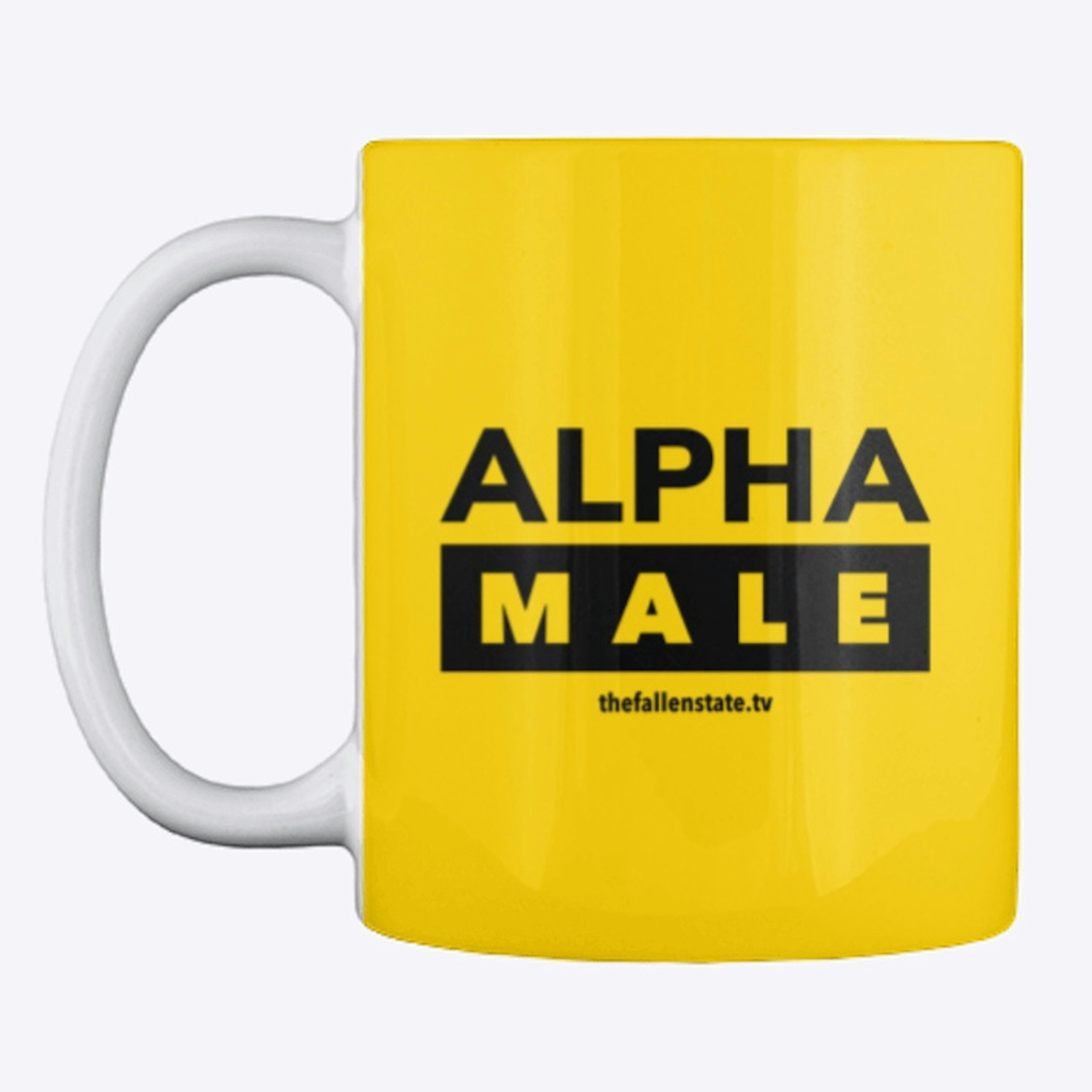 ALPHA MALE Mug (Black Logo)