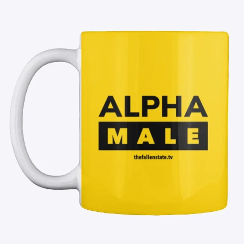 ALPHA MALE Mug (Black Logo)